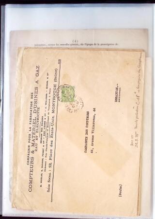 1776-1960 Ensemble de lettres et documents divers,