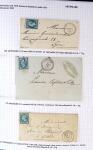 Histoire postale de l'Ain d'environ 650 lettres en