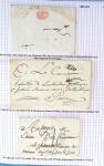 Histoire postale de l'Ain d'environ 650 lettres en
