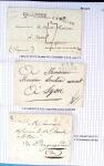 Histoire postale de l'Ain d'environ 650 lettres en