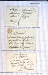 Histoire postale de l'Ain d'environ 650 lettres en