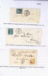Histoire postale de l'Ain d'environ 650 lettres en
