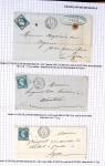 Histoire postale de l'Ain d'environ 650 lettres en