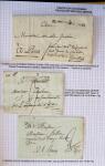Histoire postale de l'Ain d'environ 650 lettres en