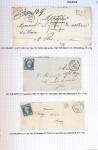 Histoire postale de l'Ain d'environ 650 lettres en
