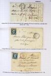 Histoire postale de l'Ain d'environ 650 lettres en