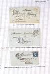 Histoire postale de l'Ain d'environ 650 lettres en