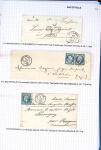 Histoire postale de l'Ain d'environ 650 lettres en