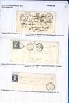 Histoire postale de l'Ain d'environ 650 lettres en