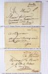 Histoire postale de l'Ain d'environ 650 lettres en