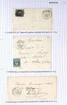 Histoire postale de l'Ain d'environ 650 lettres en