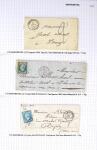 Histoire postale de l'Ain d'environ 650 lettres en