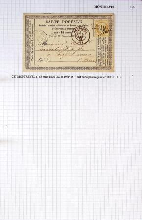 Histoire postale de l'Ain d'environ 650 lettres en