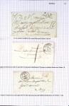 Histoire postale de l'Ain d'environ 650 lettres en