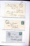 Histoire postale de l'Ain d'environ 650 lettres en