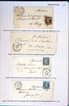 Histoire postale de l'Ain d'environ 650 lettres en
