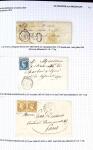 Histoire postale de l'Ain d'environ 650 lettres en