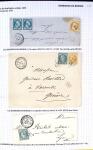 Histoire postale de l'Ain d'environ 650 lettres en