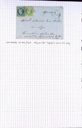 Histoire postale de l'Ain d'environ 650 lettres en