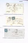 Histoire postale de l'Ain d'environ 650 lettres en