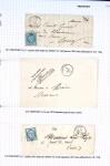 Histoire postale de l'Ain d'environ 650 lettres en