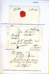 Histoire postale de l'Ain d'environ 650 lettres en