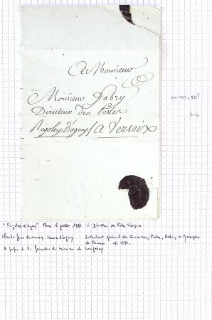 Histoire postale de l'Ain d'environ 650 lettres en