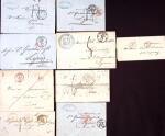 16 lettres avec marques d'entrée de l'Ain