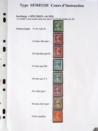 COURS D'INSTRUCTION sur SEMEUSE