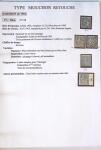 1900-1903 Collection sur le type MOUCHON montée sur