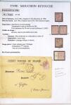 1900-1903 Collection sur le type MOUCHON montée sur