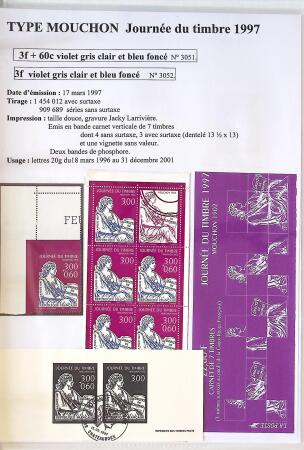 1900-1903 Collection sur le type MOUCHON montée sur