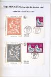 1900-1903 Collection sur le type MOUCHON montée sur