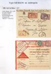 1900-1925 Collection sur le type MERSON montée sur
