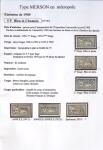 1900-1925 Collection sur le type MERSON montée sur