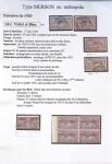 1900-1925 Collection sur le type MERSON montée sur