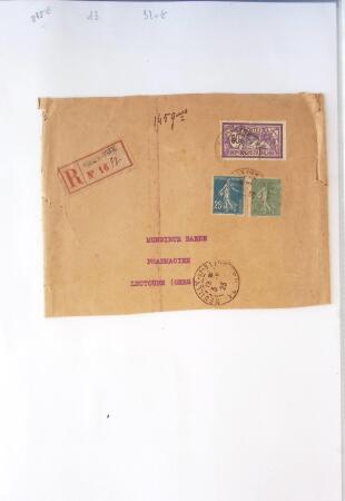 1900-1925 Collection sur le type MERSON montée sur