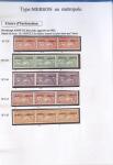 1900-1925 Collection sur le type MERSON montée sur