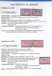 1900-1925 Collection sur le type MERSON montée sur