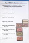 1900-1925 Collection sur le type MERSON montée sur