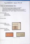 1900-1925 Collection sur le type MERSON montée sur
