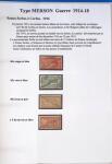 1900-1925 Collection sur le type MERSON montée sur