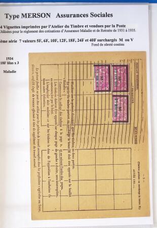 1900-1925 Collection sur le type MERSON montée sur