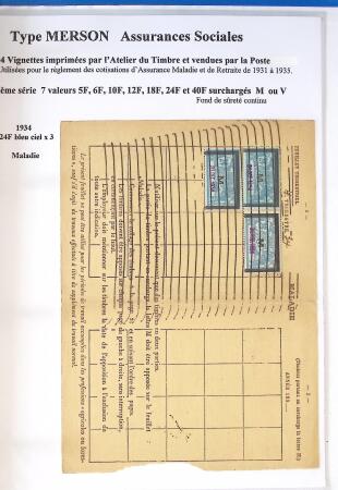 1900-1925 Collection sur le type MERSON montée sur