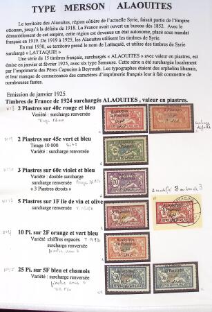 1902-1930 Exceptionnelle collection sur le type MERSON