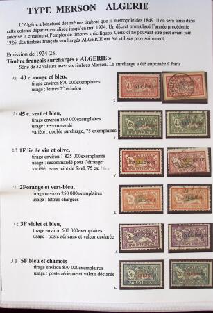 1902-1930 Exceptionnelle collection sur le type MERSON