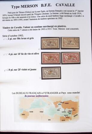 1902-1930 Exceptionnelle collection sur le type MERSON