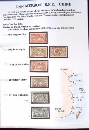 1902-1930 Exceptionnelle collection sur le type MERSON