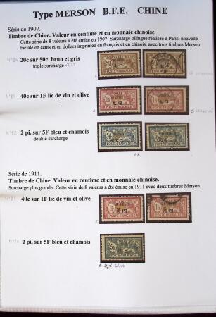 1902-1930 Exceptionnelle collection sur le type MERSON
