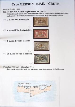 1902-1930 Exceptionnelle collection sur le type MERSON